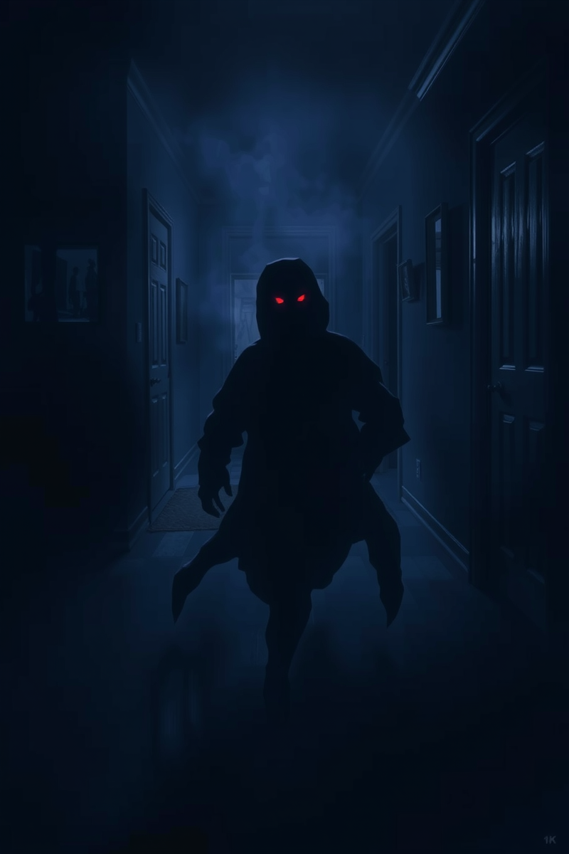 Dream of a Shadow Figure Through a House