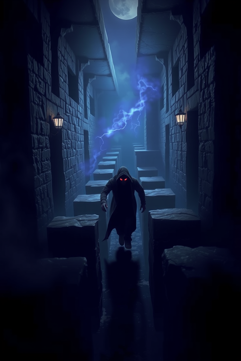 Dream of a Shadow Figure Through a Labyrinth