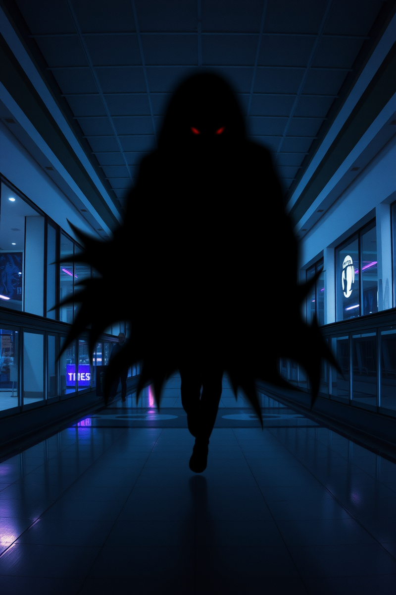 Dream of a Shadow Figure Through a Mall
