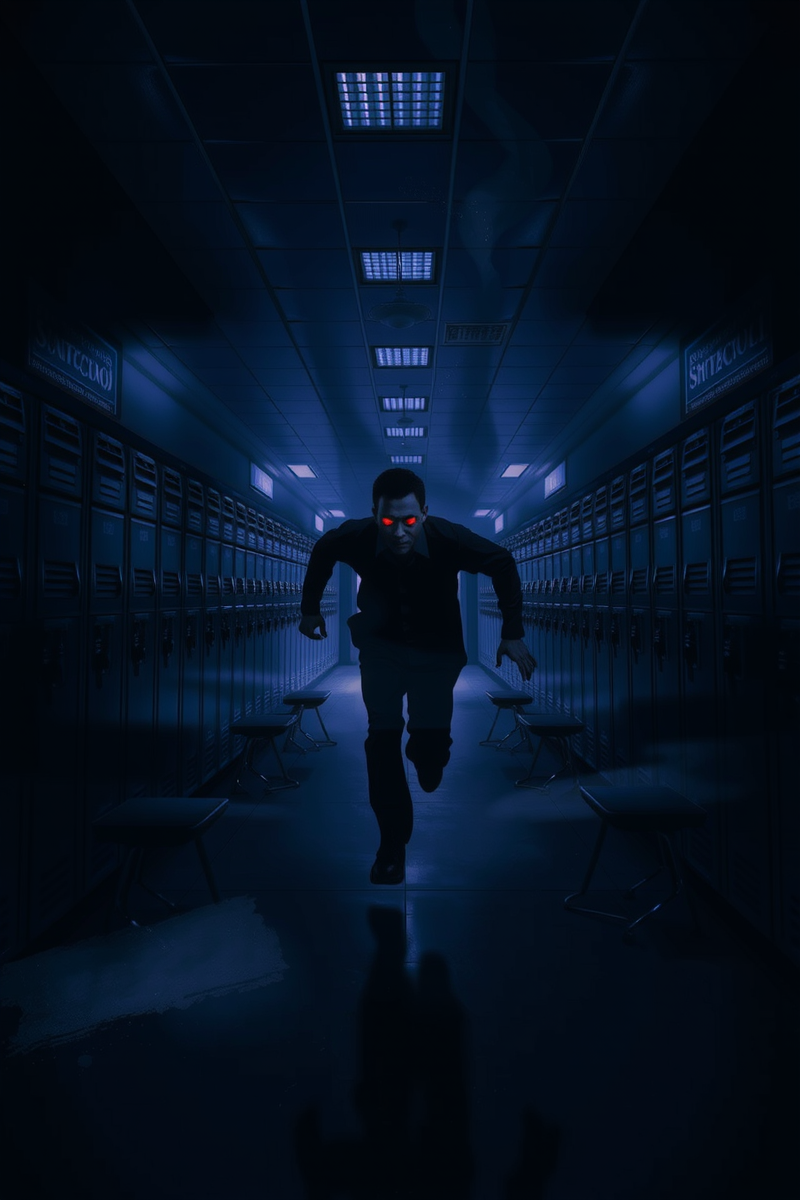 Dream of a Shadow Figure Through a School
