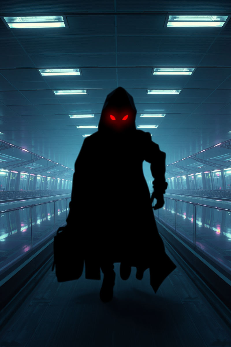 Dream of a Shadow Figure Through an Airport