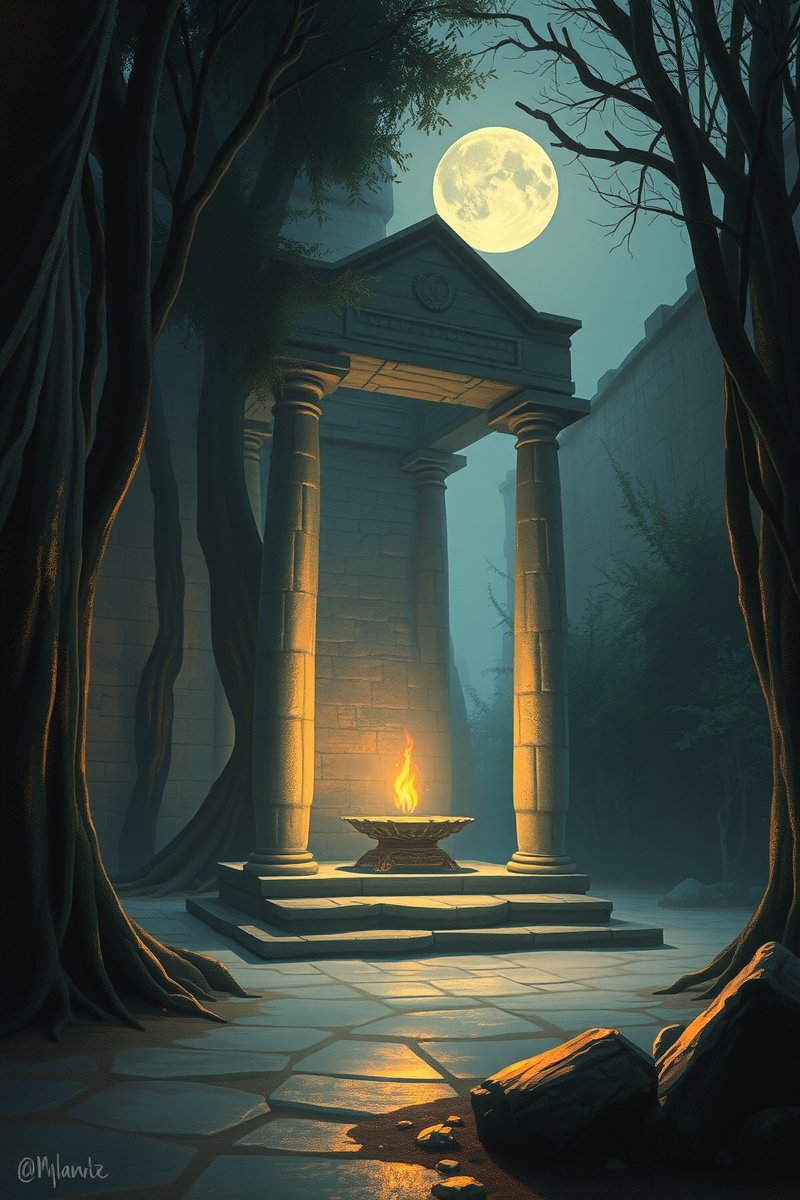 Dream of a Shrine Receiving an Offering