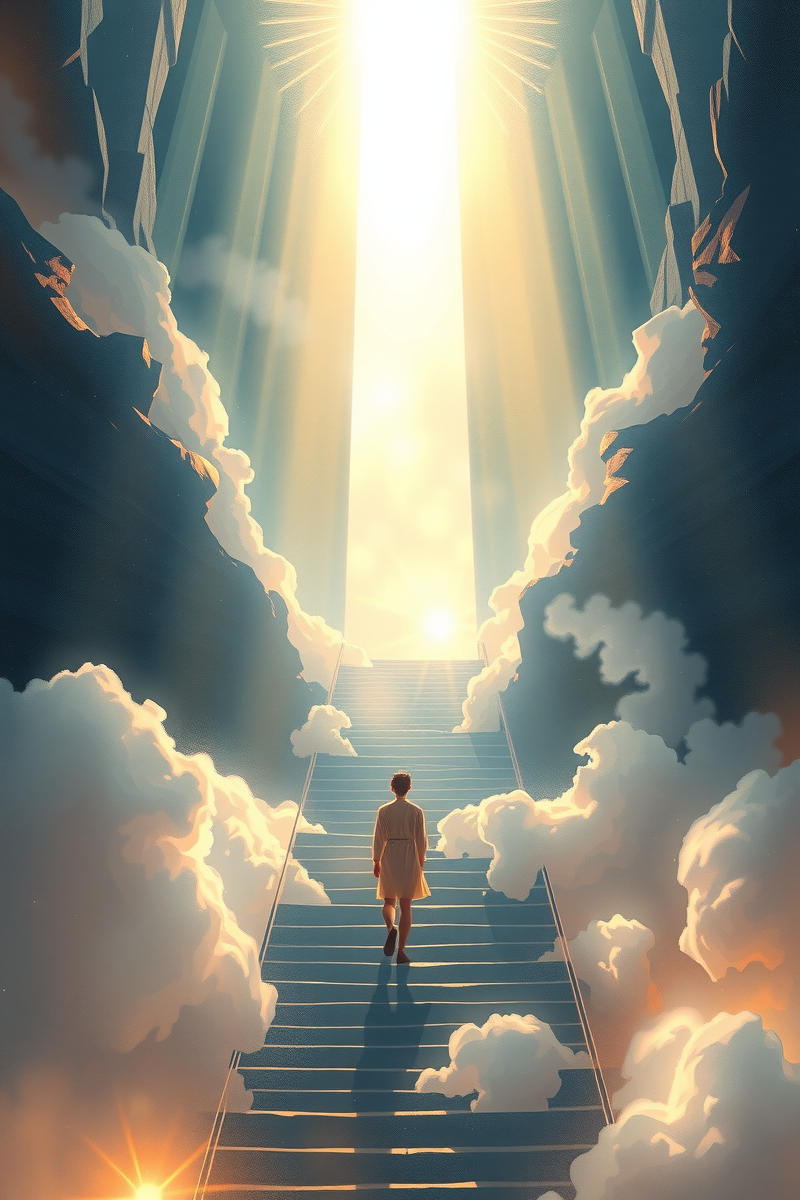 Dream of a Stairway Into Light Speaking