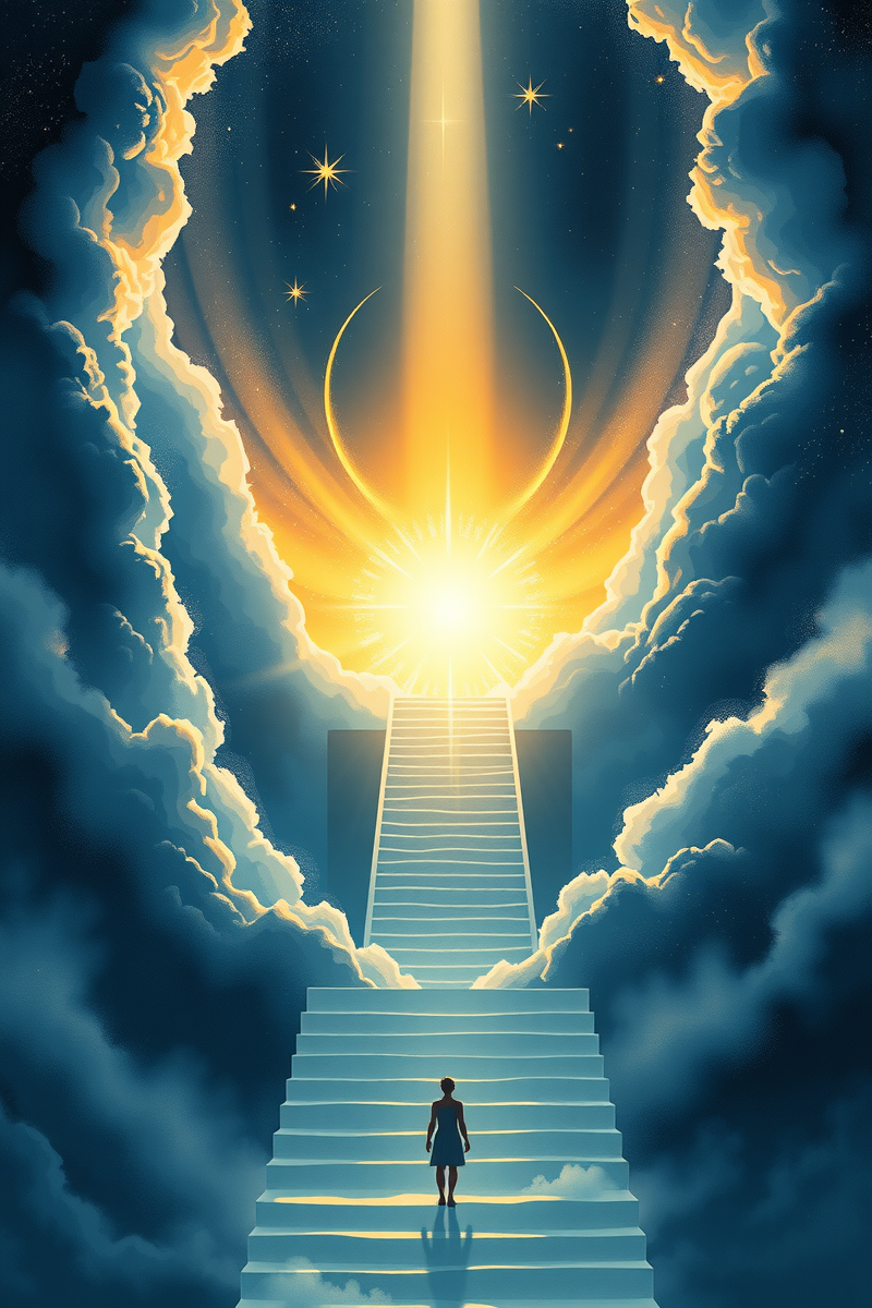 Dream of a Stairway Into Light Surrounding You