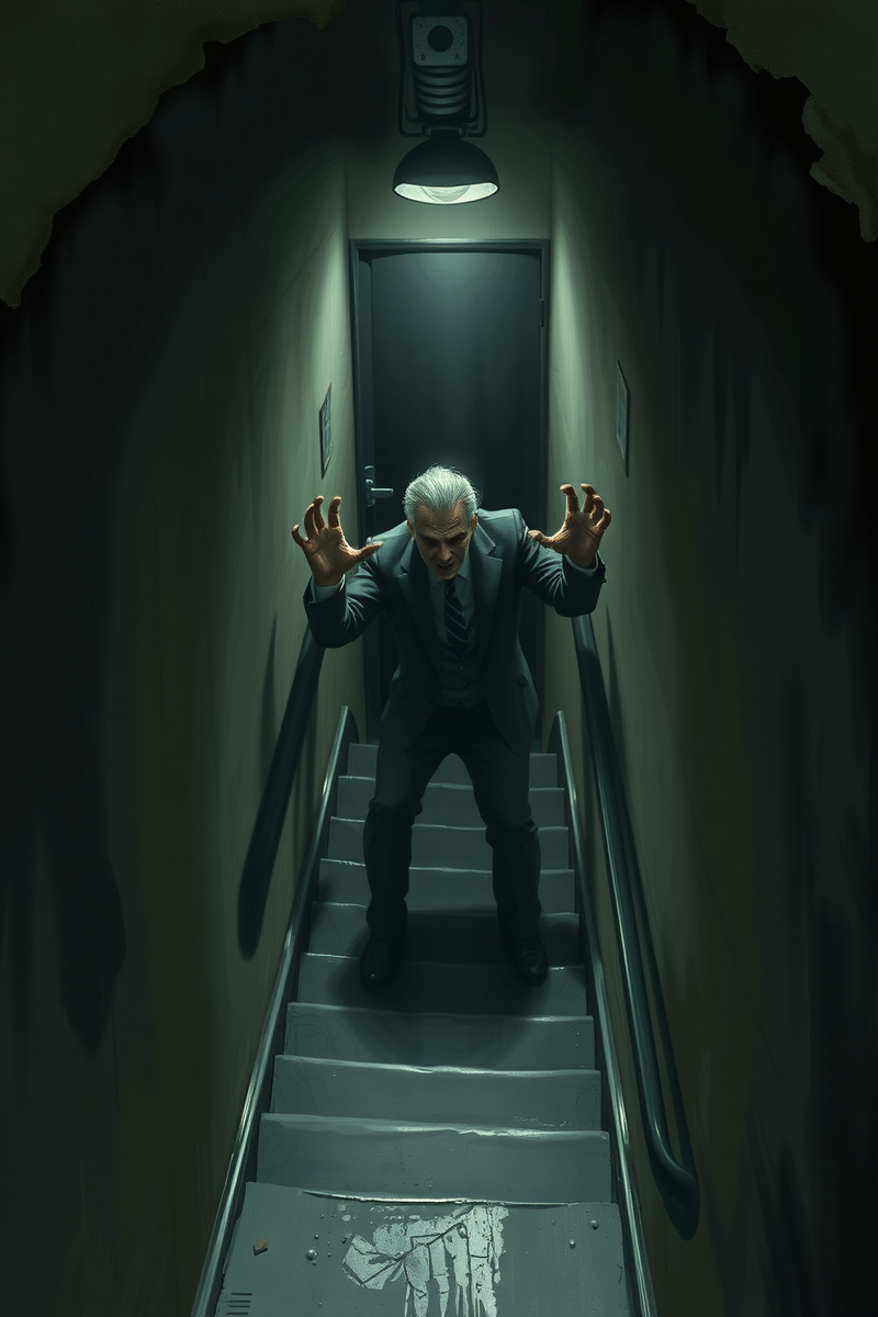 Dream of a Stairwell With the Walls Closing In