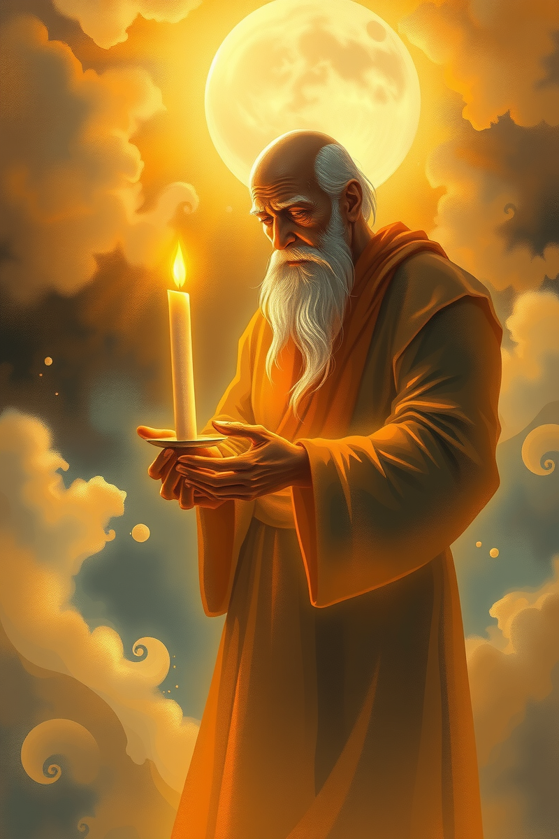 Dream of a Wise Old Man Giving a Candle