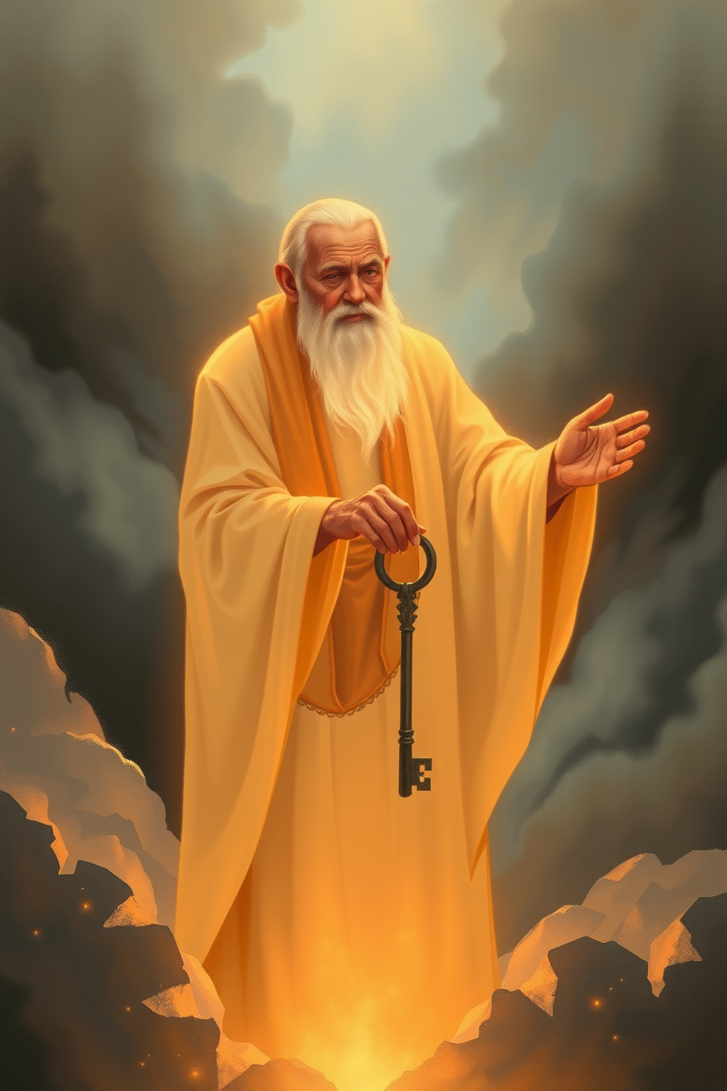 Dream of a Wise Old Man Giving a Key