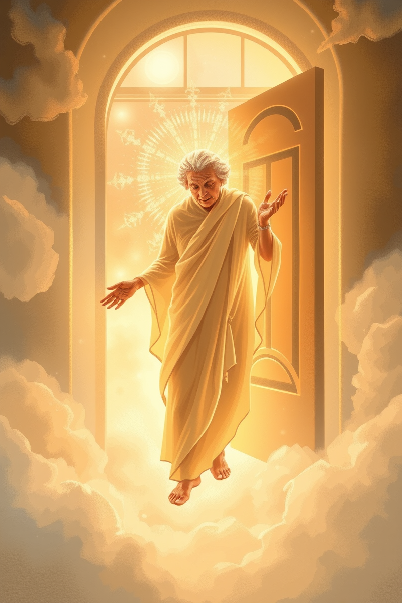Dream of a Wise Old Woman Opening a Door