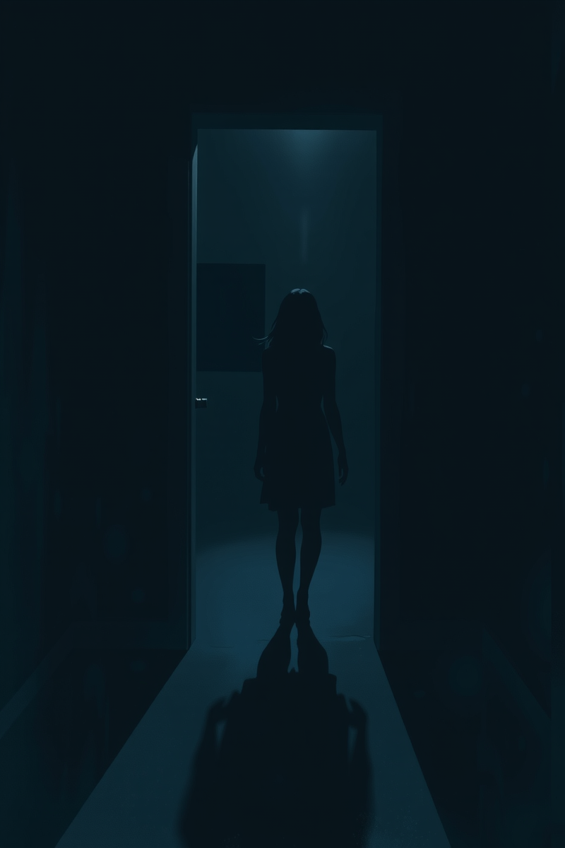 Dream of a Woman in the Hallway Appearing in the Mirror