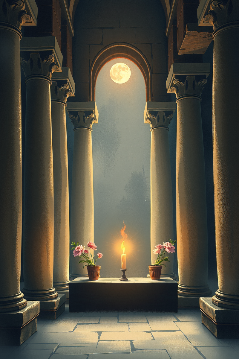 Dream of an Altar Holding Flowers