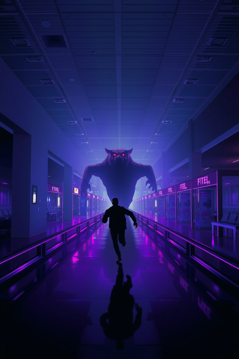Dream of an Animal Through an Airport