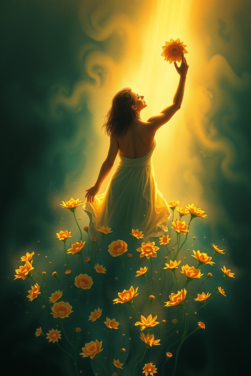 Dream of Healing Medicine Filling With Sunlight