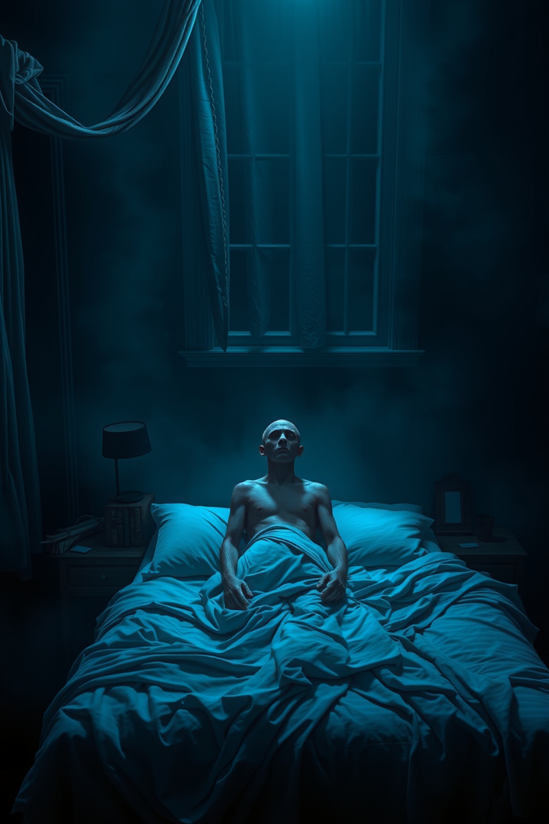 Dream of Sleep Paralysis With a Figure Beside the Bed In a Childhood Room