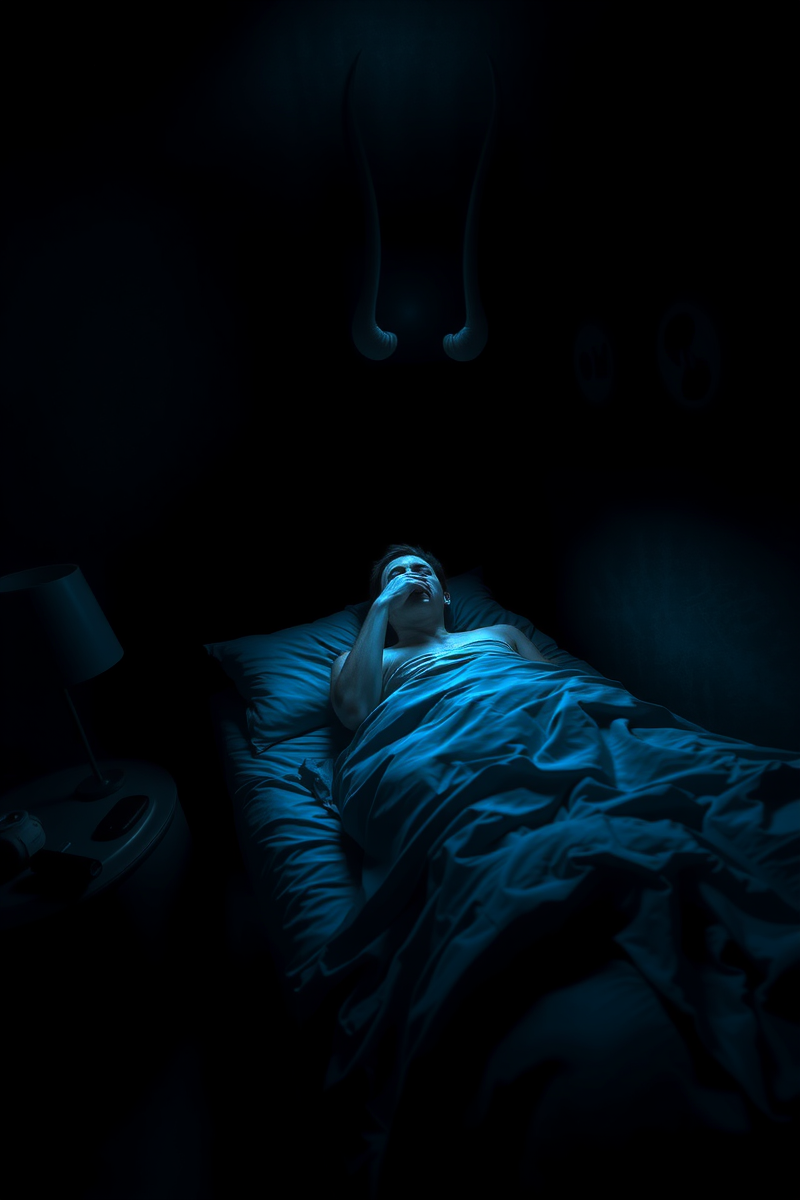 Dream of Sleep Paralysis With a Figure Beside the Bed While Trying to Call for Help