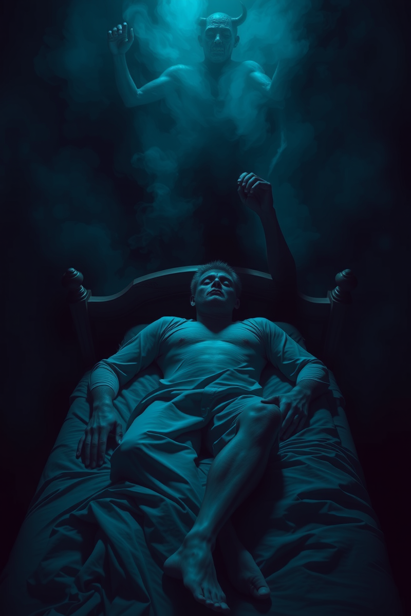 Dream of Sleep Paralysis With a Figure Beside the Bed With the Mind Awake