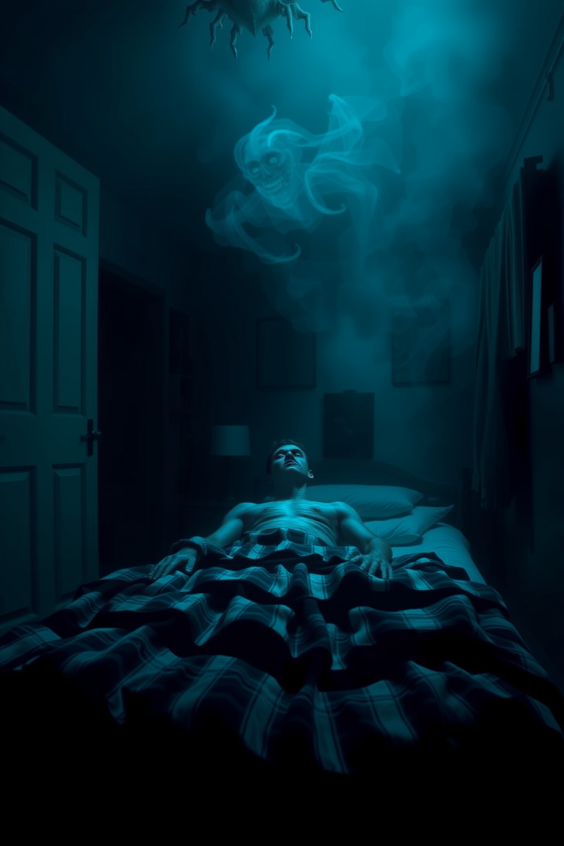 Dream of Sleep Paralysis With a Figure Beside the Bed With the Room Changing