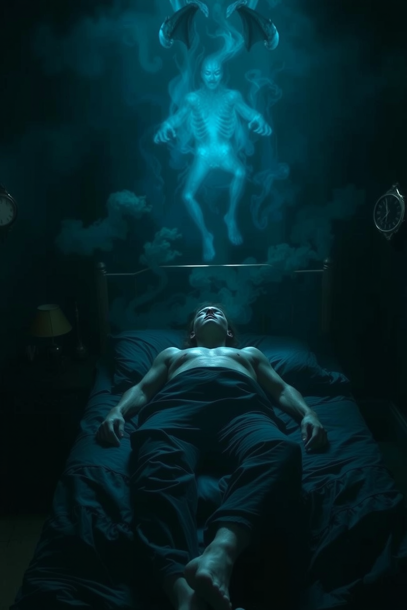 Dream of Sleep Paralysis With a Presence in the Room With Time Slowing