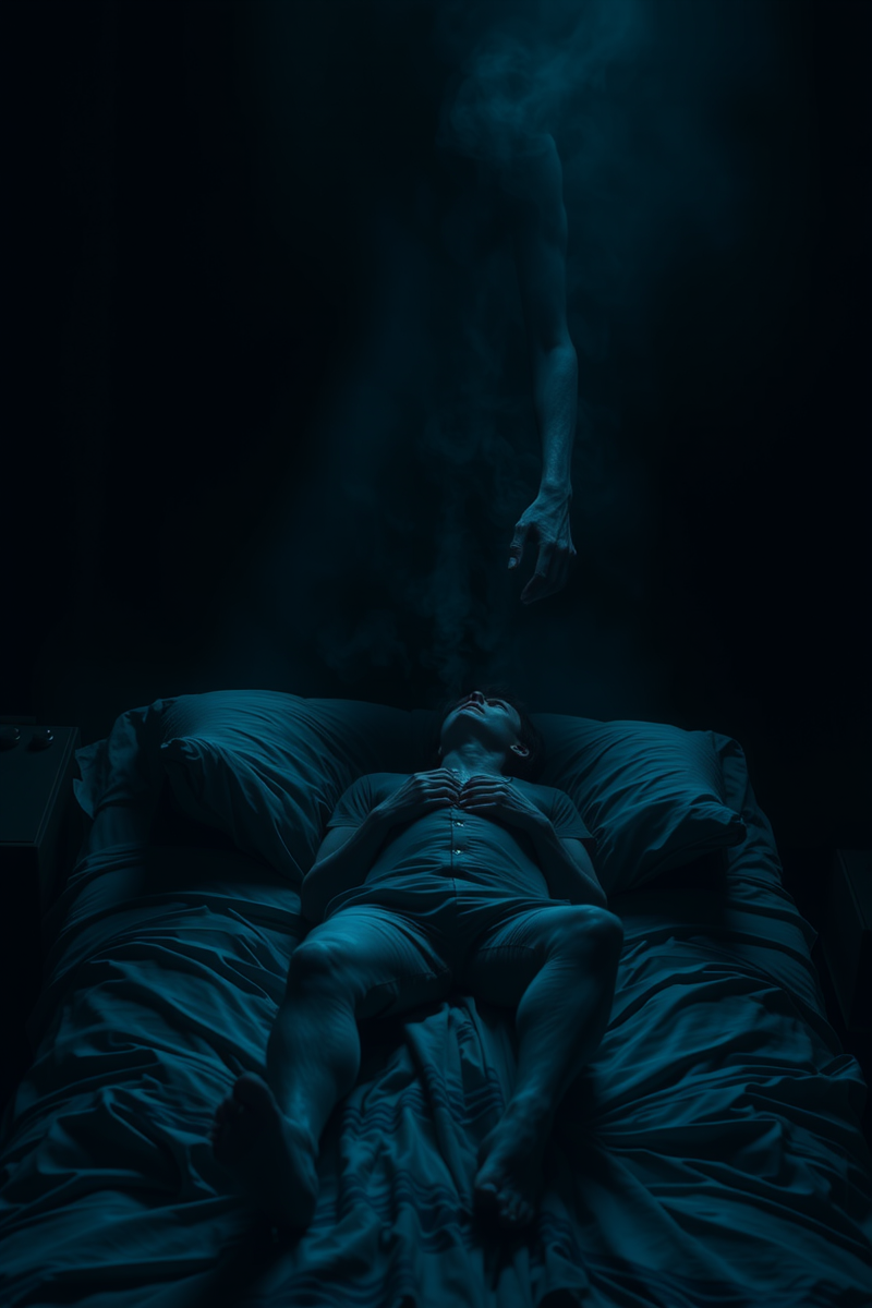 Dream of Sleep Paralysis With a Shadow Figure After a Nightmare Loop