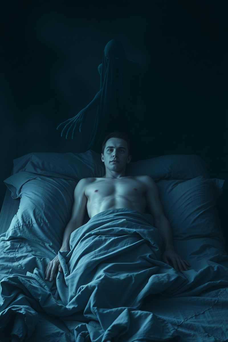 Dream of Sleep Paralysis With a Shadow Figure Before Fully Waking