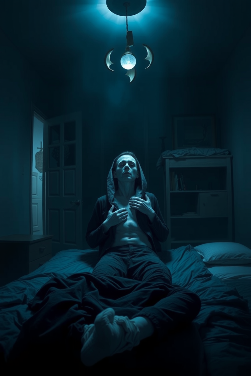 Dream of Sleep Paralysis With a Shadow Figure In a Childhood Room