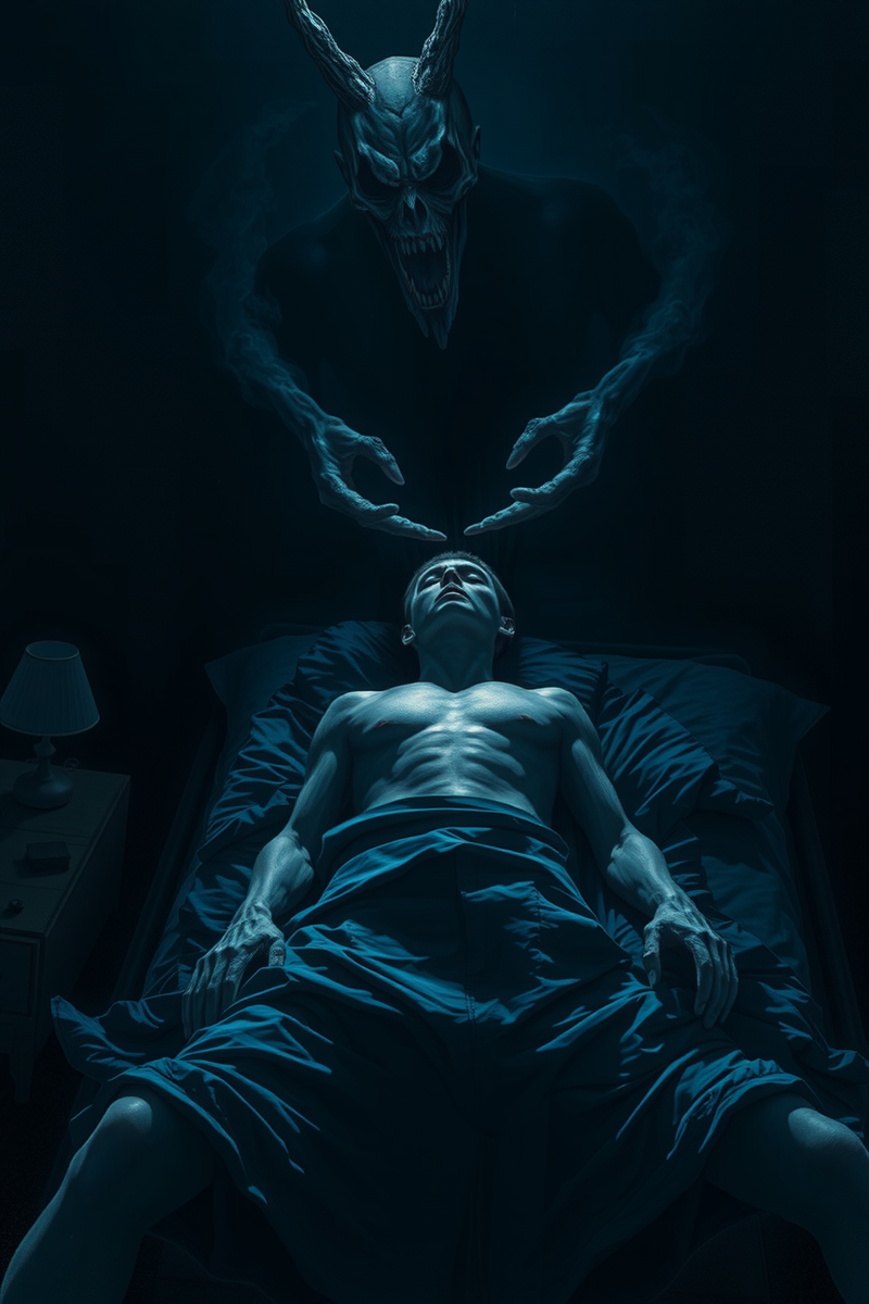 Dream of Sleep Paralysis With a Voice With the Body Frozen
