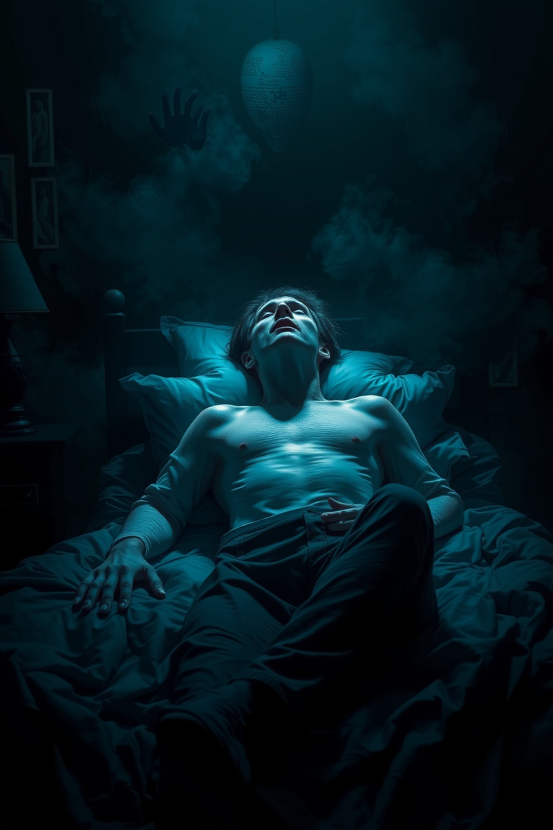 Dream of Sleep Paralysis With Chest Pressure During a False Awakening