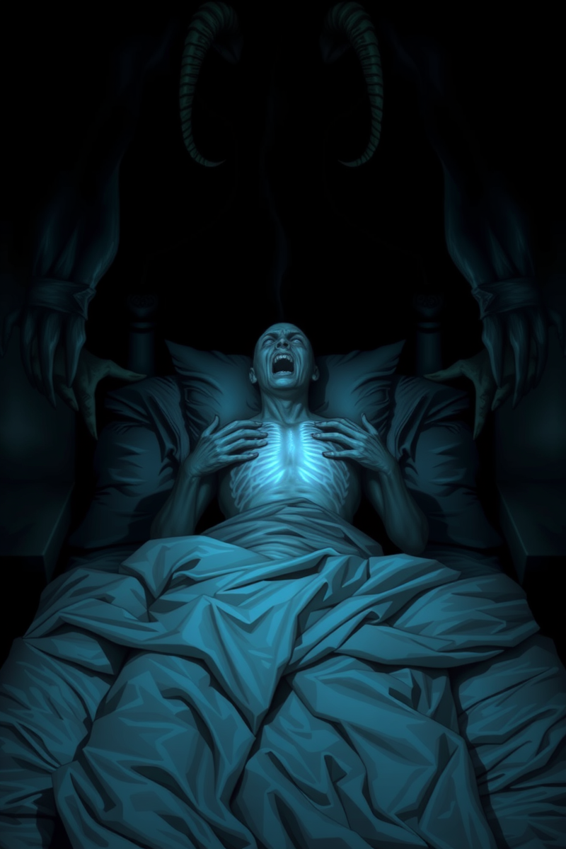 Dream of Sleep Paralysis With Chest Pressure With the Mind Awake