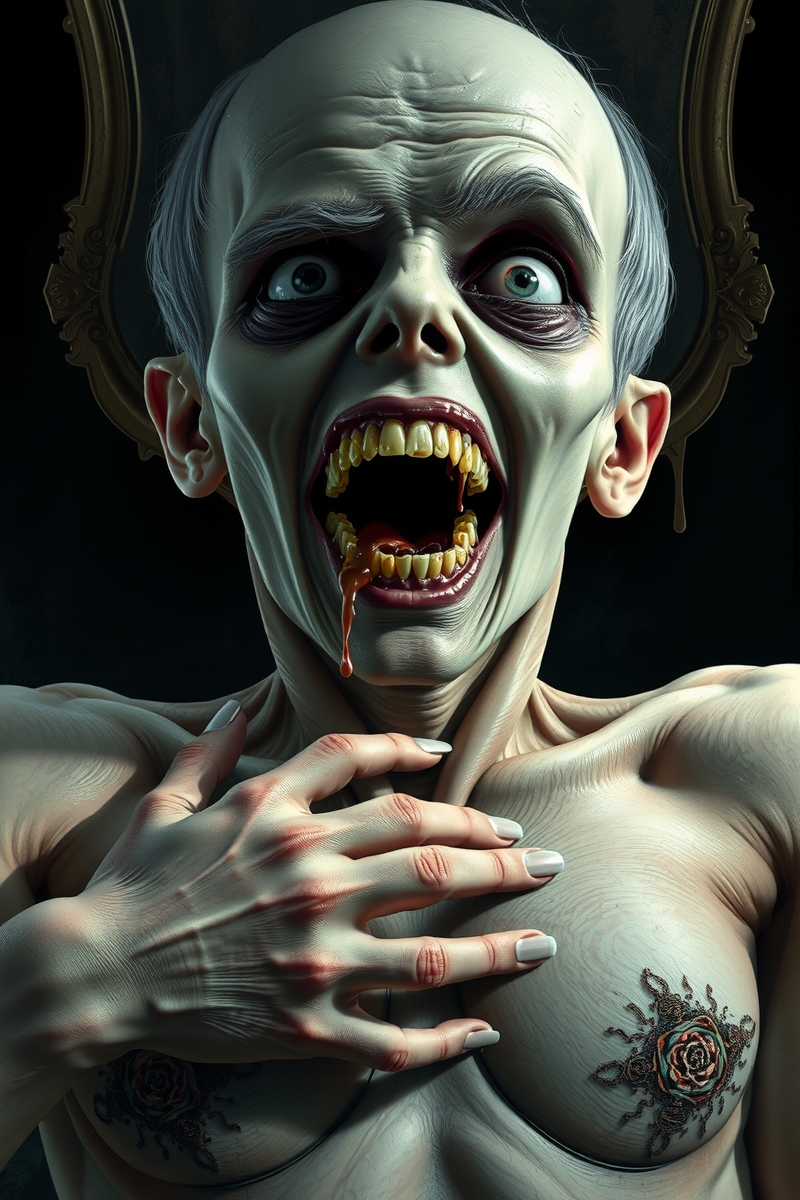 Dream of Teeth Crumbling While Trying to Hide It