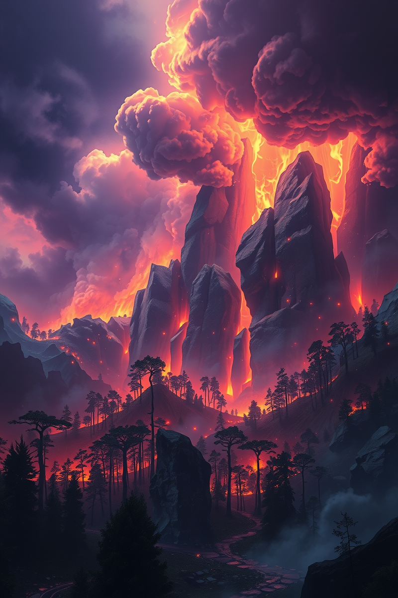 Epic Dream of a Burning Forest