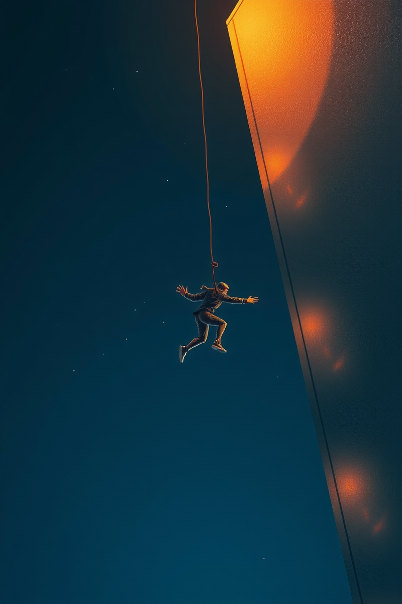 Falling From a Building And Being Caught