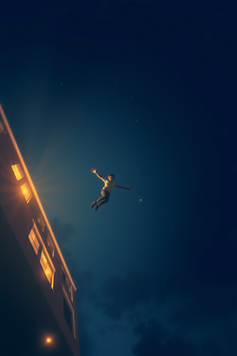 Falling From a Building Without Fear