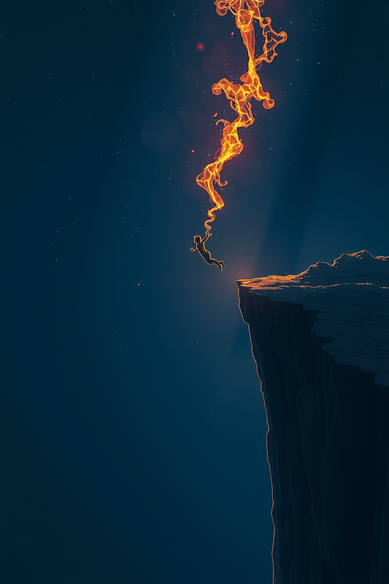 Falling From a Cliff And Landing Safely