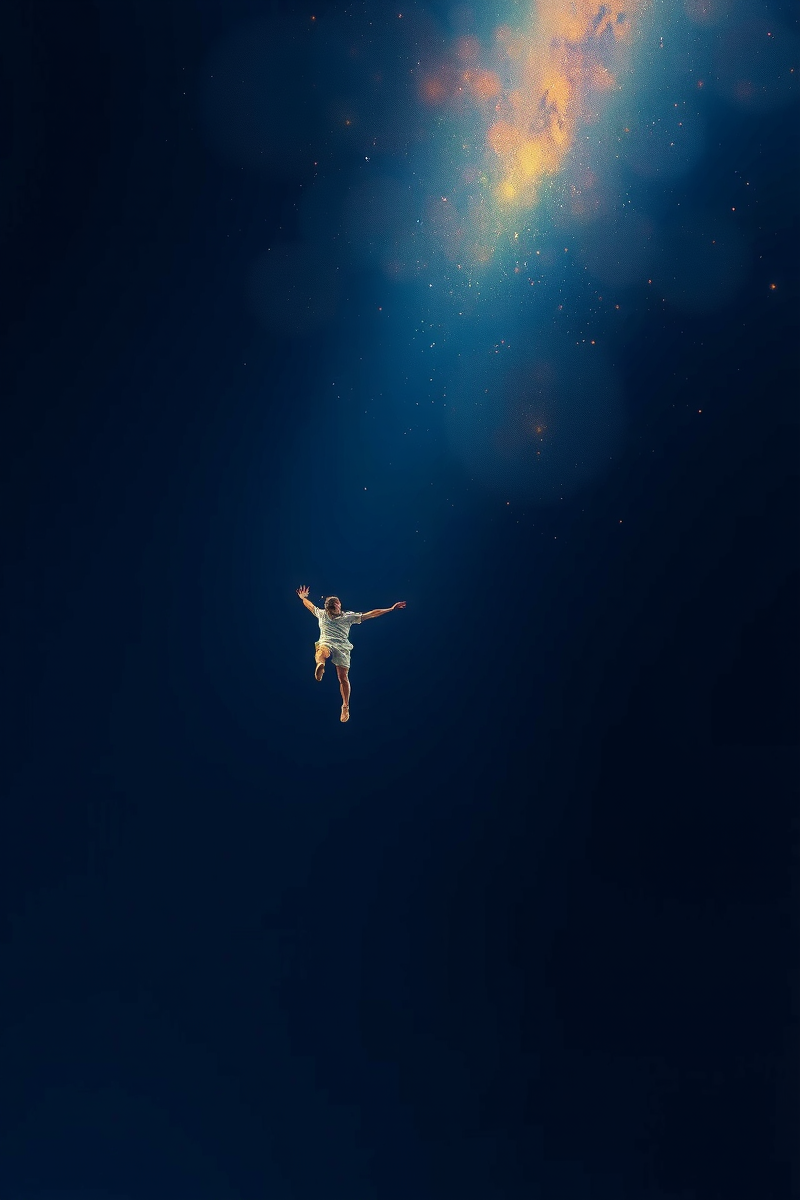 Falling From the Sky After Losing Balance