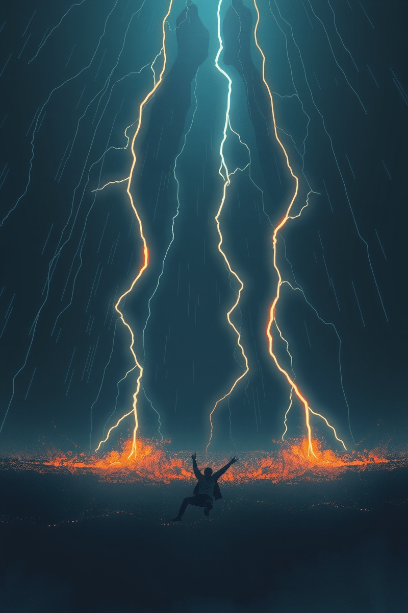 Falling Through the Floor During a Storm