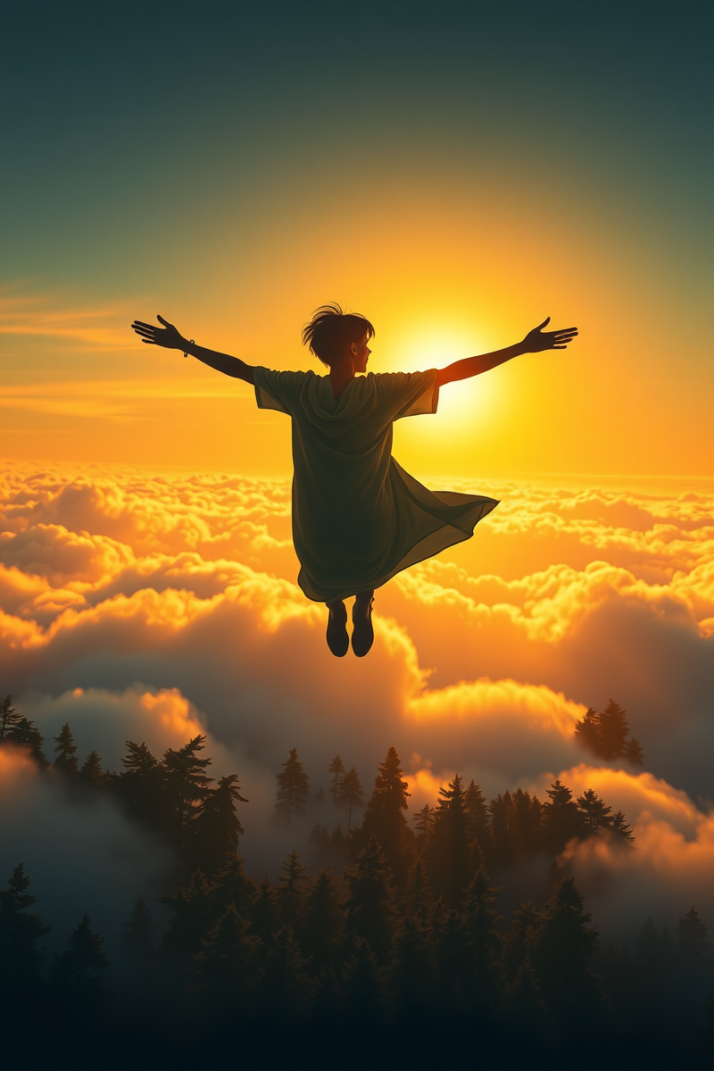 Flying Above a Forest And Suddenly Falling