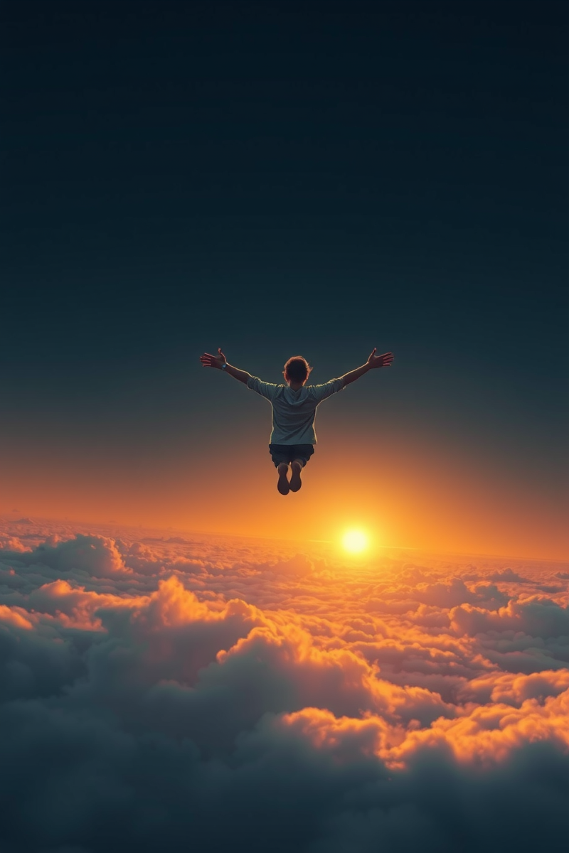 Flying Over a City After Becoming Lucid
