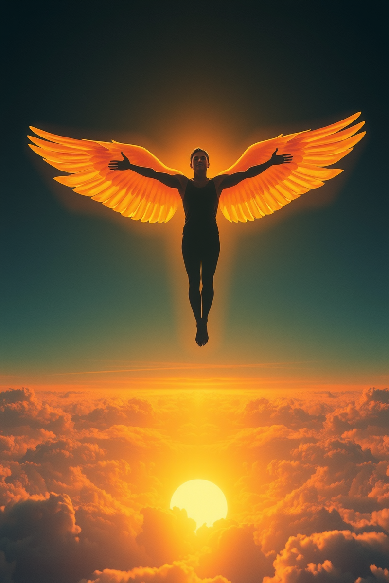 Flying Without Wings Into Bright Light