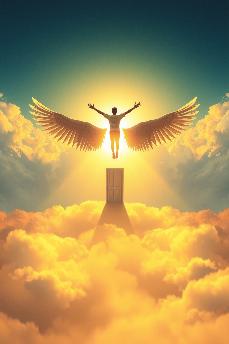 Flying Without Wings Toward a Door in the Sky
