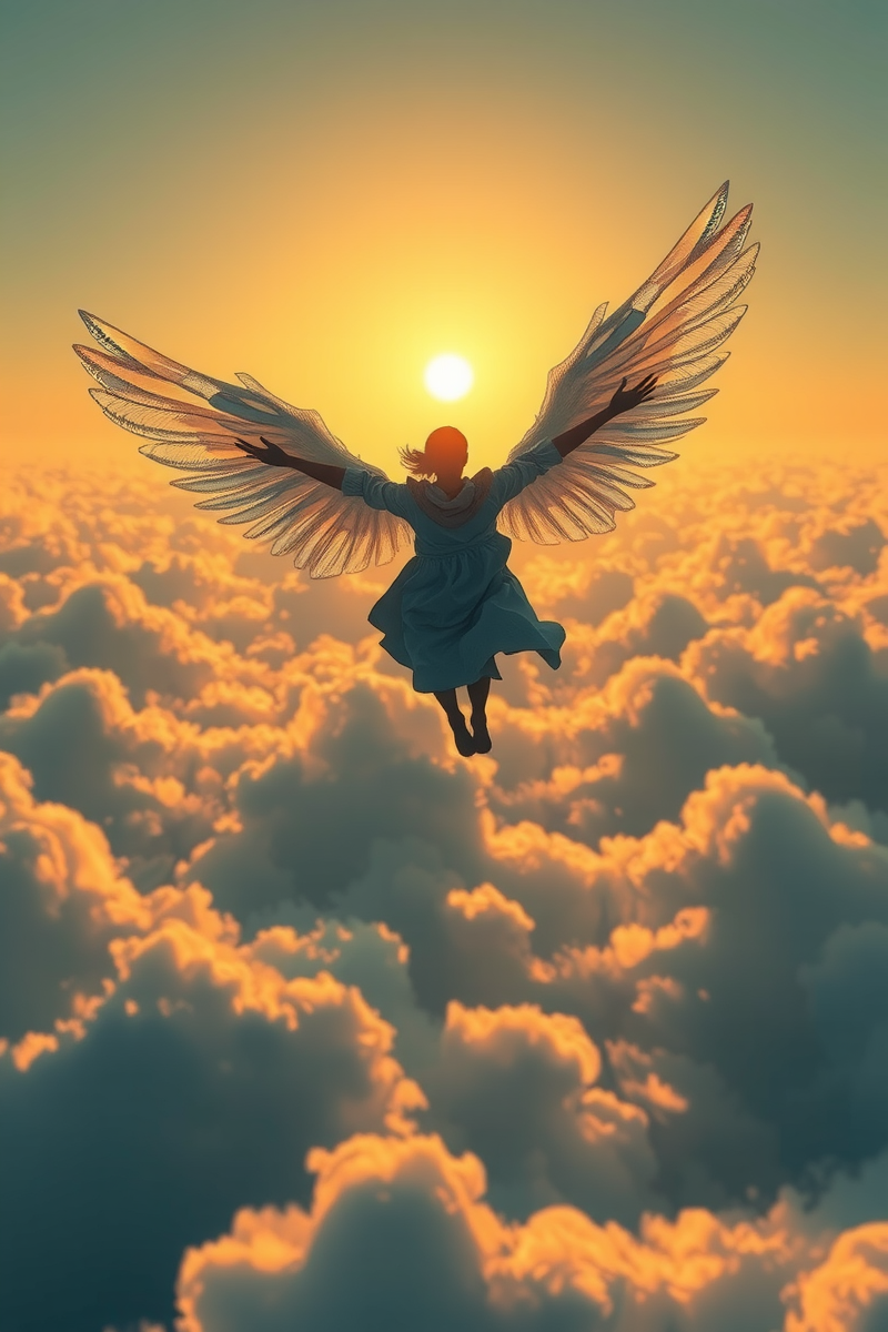 Flying Without Wings While Escaping