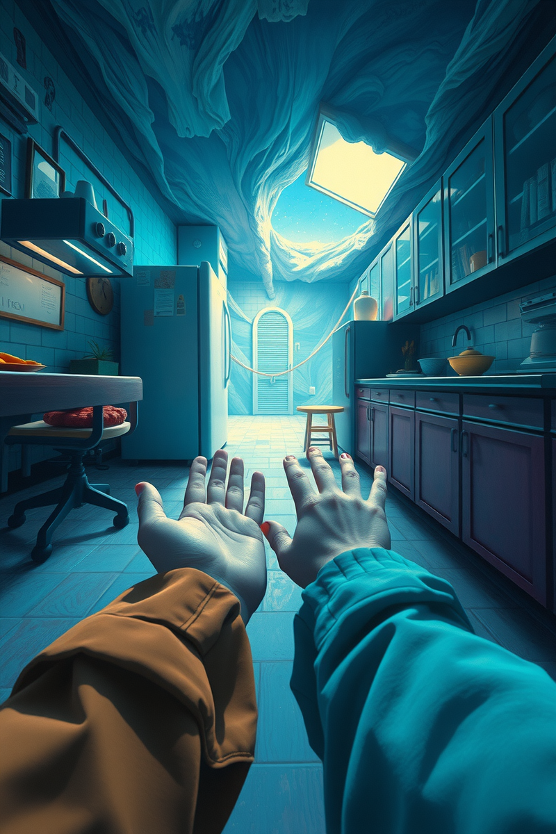 I found myself walking through a place I almost recognized — A Blue Notebook A Childhood Kitchen