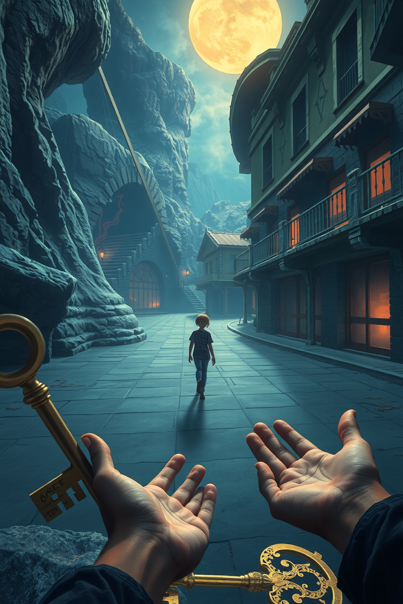 I found myself walking through a place I almost recognized — A Brass Key A School At Night