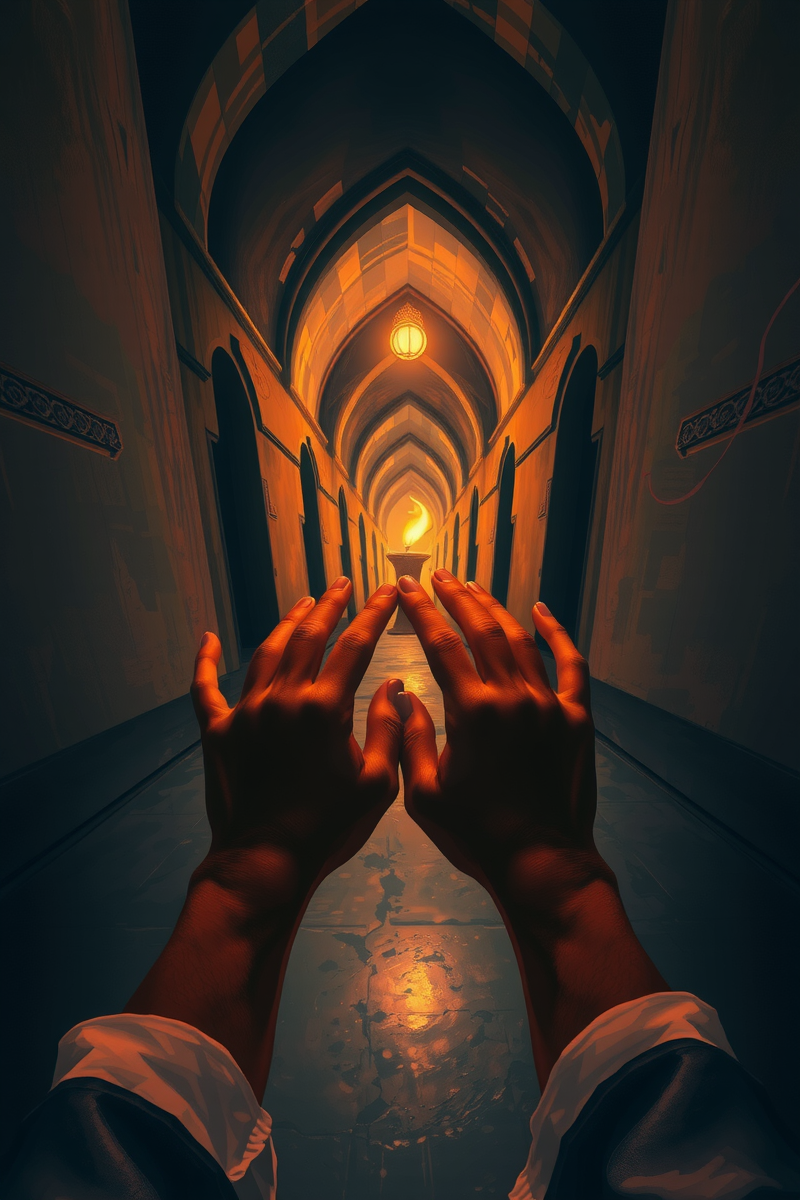 I found myself walking through a place I almost recognized — A Candle A Long Corridor