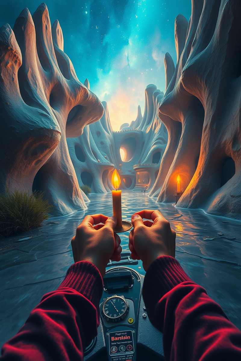 I found myself walking through a place I almost recognized — A Candle A Quiet House