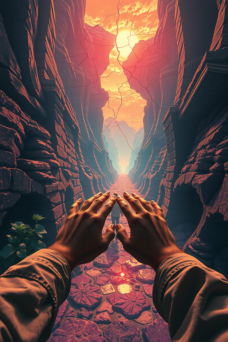 I found myself walking through a place I almost recognized — A Cracked Mirror A Station At Dawn