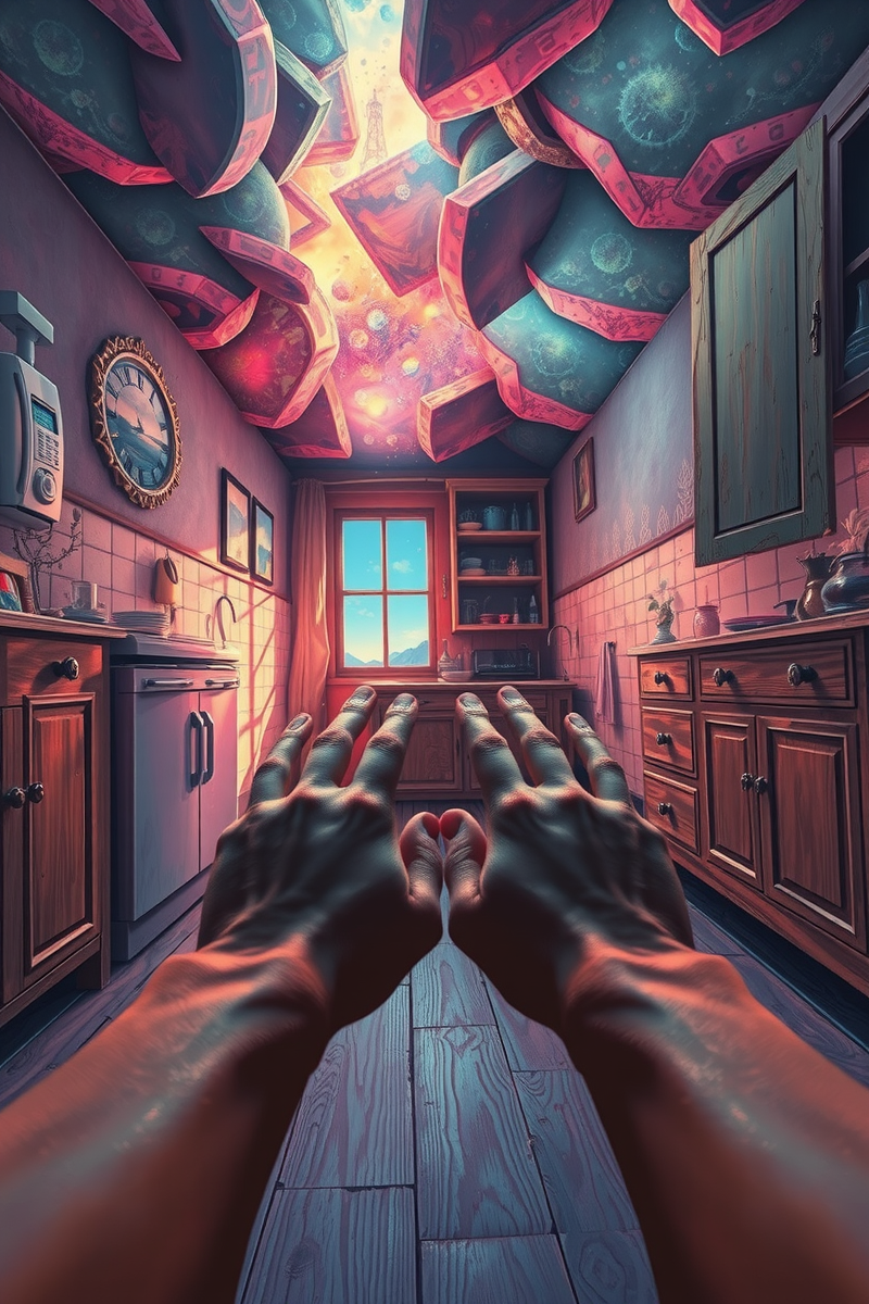 I found myself walking through a place I almost recognized — A Small Wooden Box A Childhood Kitchen