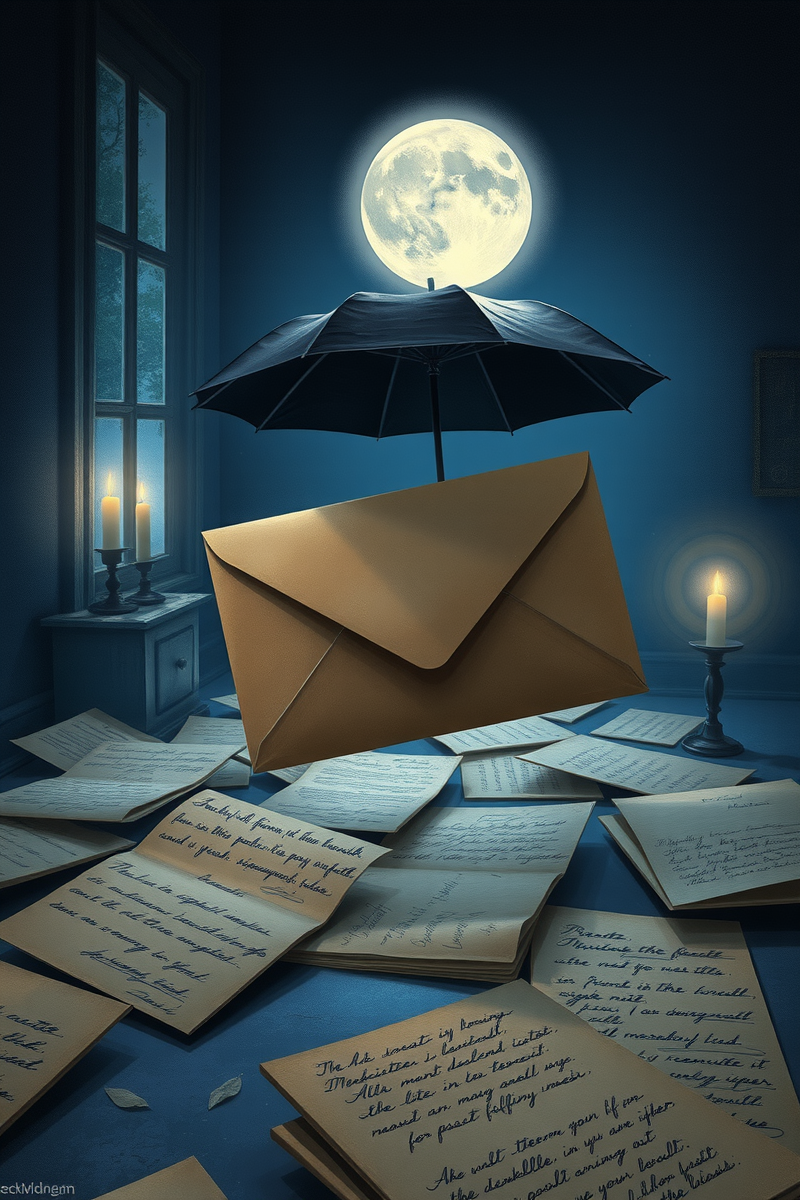 I keep thinking about a dream I had last night — A Black Umbrella In A Classroom