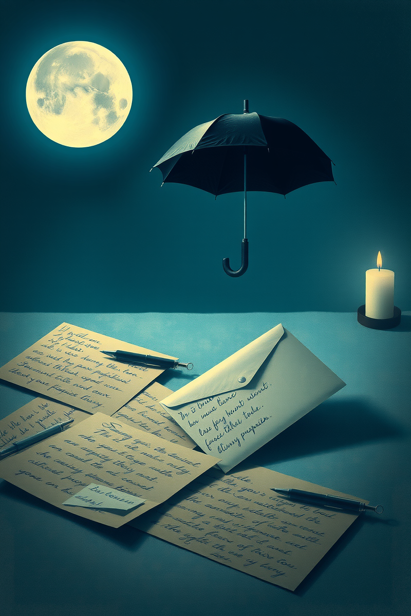 I keep thinking about a dream I had last night — A Black Umbrella In A Quiet Town