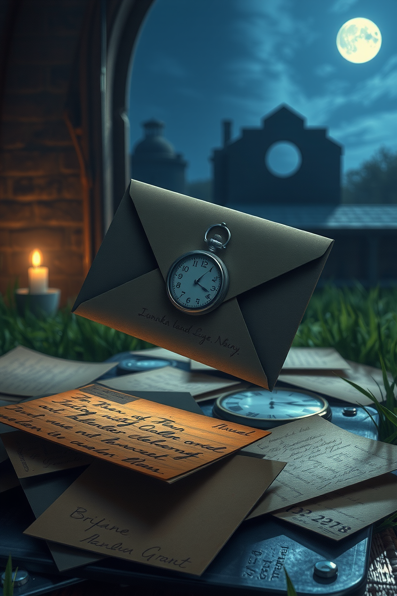 I keep thinking about a dream I had last night — A Clock In The Grass On A Train Platform