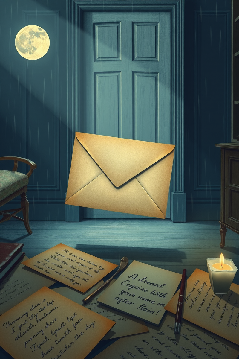 I keep thinking about a dream I had last night — A Door With My Name On It In A Street After Rain