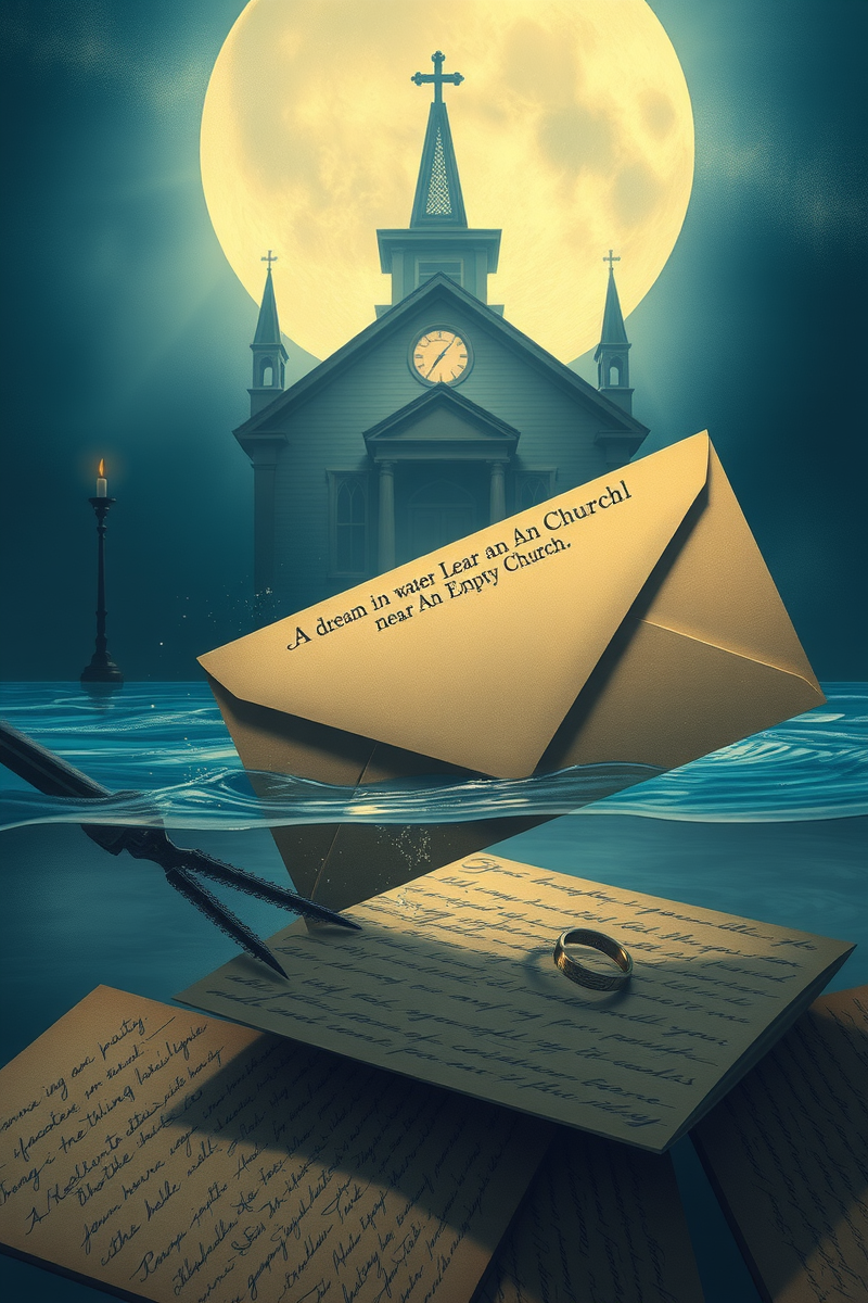 I keep thinking about a dream I had last night — A Ring In Water Near An Empty Church